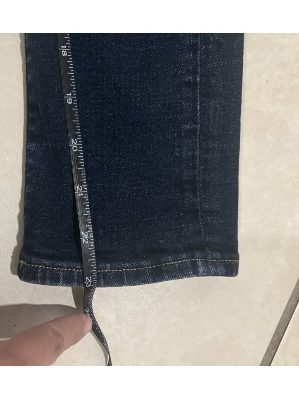 Old Navy Girl's 360 Stretch Slim Built-In Tough Adjustable Waist Blue Jeans Sz 8 - Picture 4 of 5